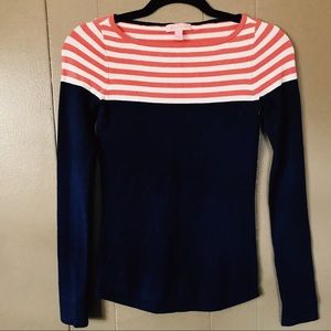 Navy and Pink Lilly Pulitzer Sweater